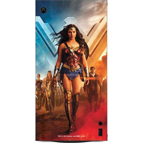DC Comics Wonder Woman Main characters Poster XBox Series X Digital Edition Console Skin